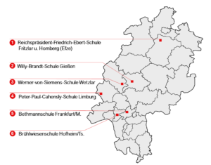 Teilnehmende Schulen im Modellprojekt